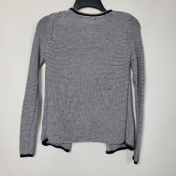 Atmosphere XS Navy Stripe Cardigan Sweater - Picture 5 of 9